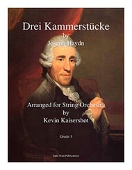 Drei Kammerstucke Orchestra sheet music cover Thumbnail